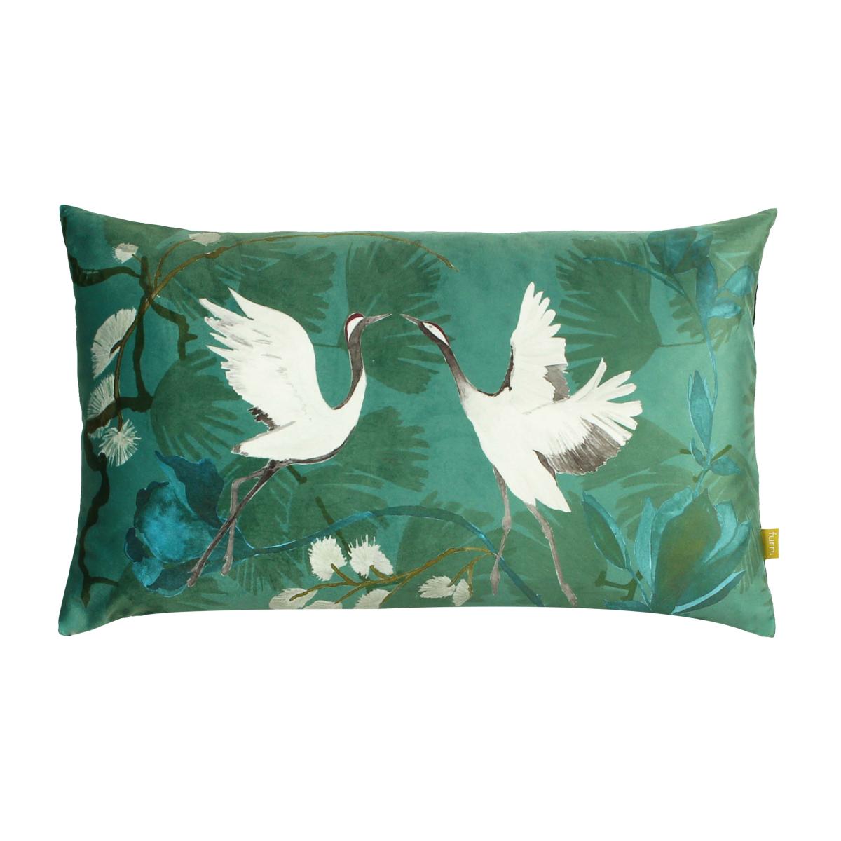 Demoiselle Cushion Blue/Green/White – image 1