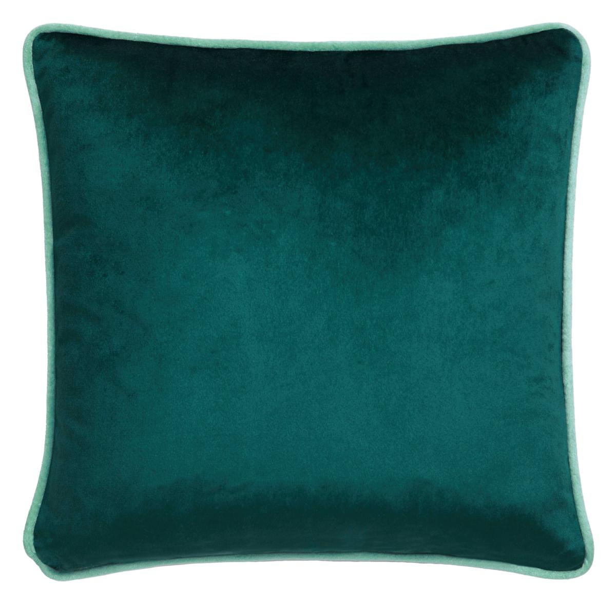 Suburban Jungle Teal Cushion 43cm x 43cm Teal (Blue) – image 3