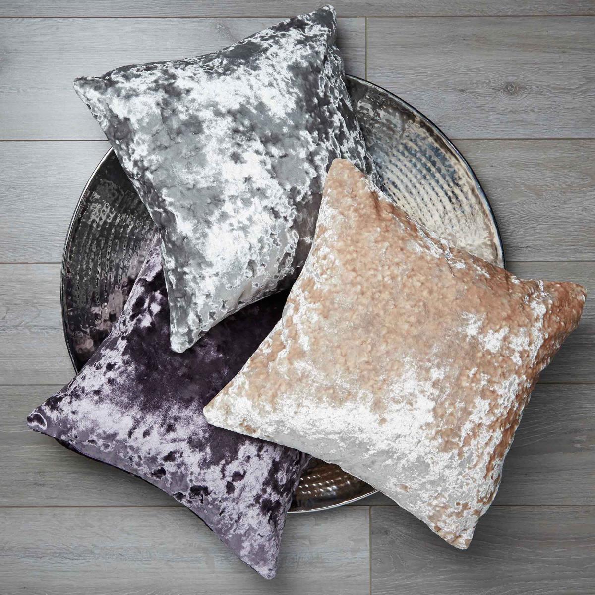 Velvet Merlin Cushion Cover Grey / Silver – image 2