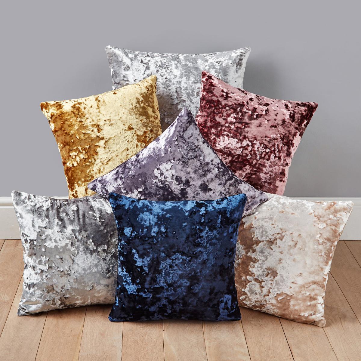 Velvet Merlin Cushion Cover Grey / Silver – image 4