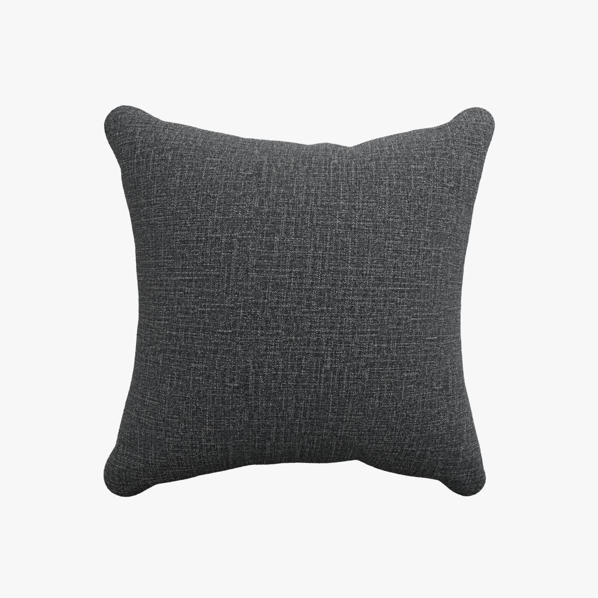 Slub Cotton Scatter Cushion Slub Cotton Black – image 3