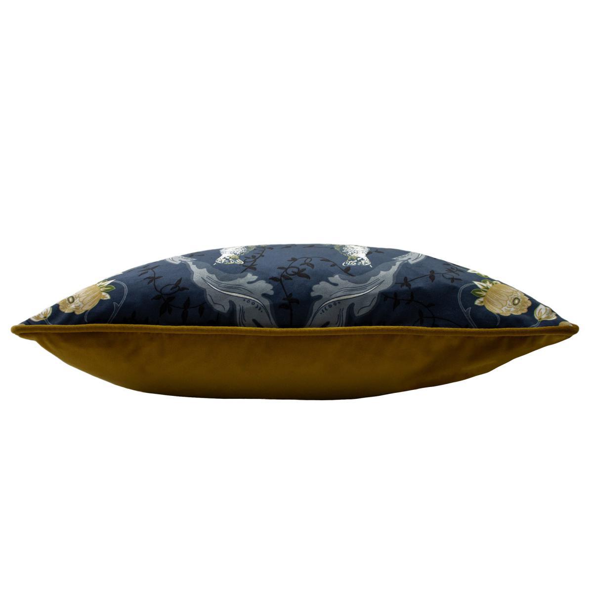 Nouvilla Cushion Navy/Saffron Navy – image 3