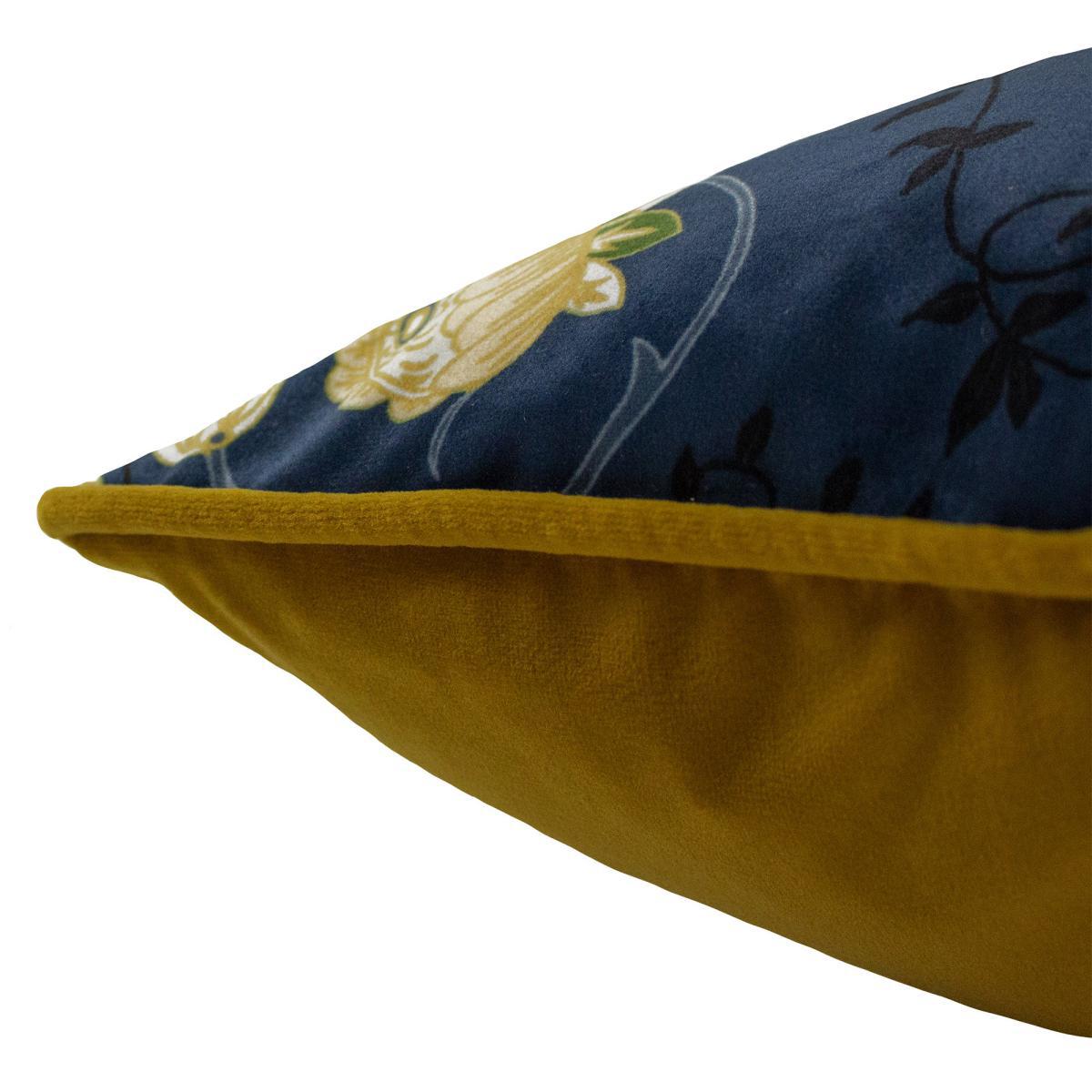 Nouvilla Cushion Navy/Saffron Navy – image 4