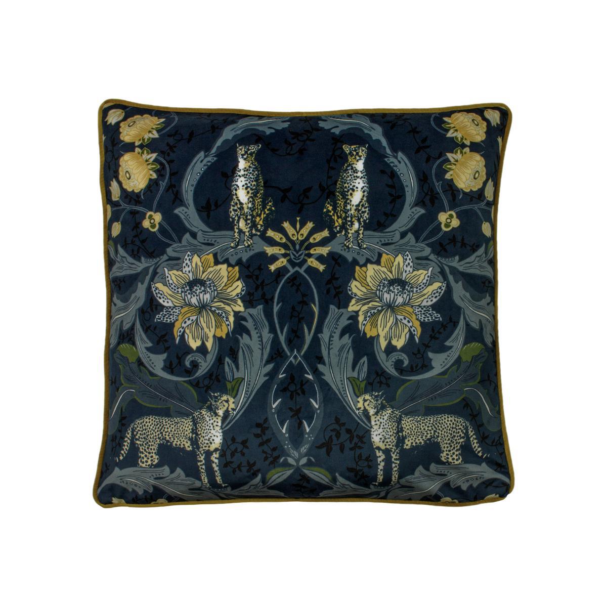 Nouvilla Cushion Navy/Saffron Navy – image 1