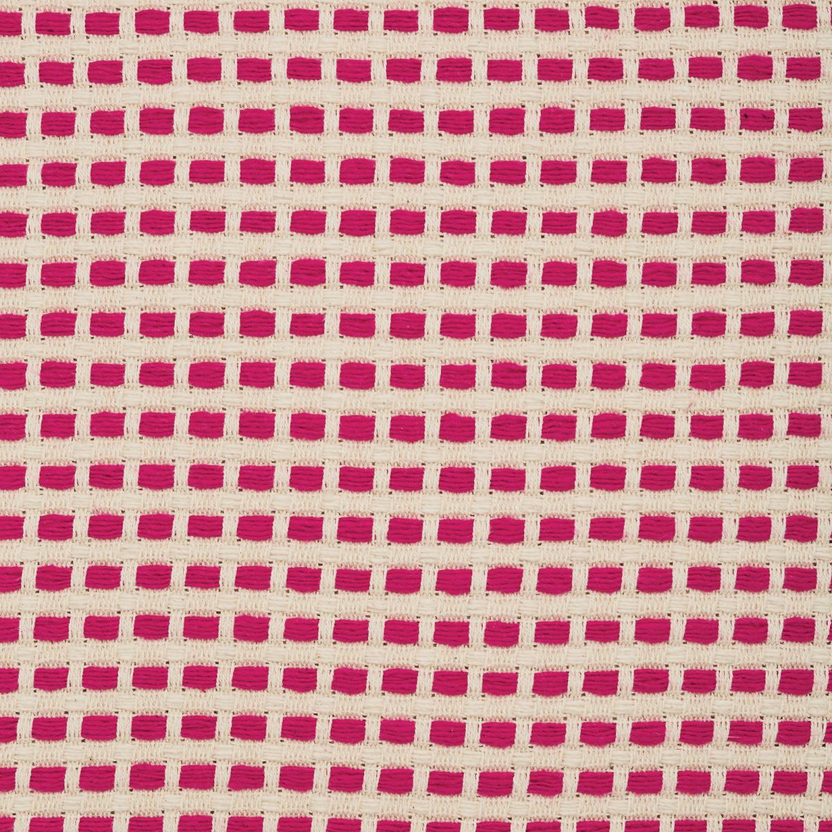 Bright Woven Cushion Cover Fuchsia Pink – image 2