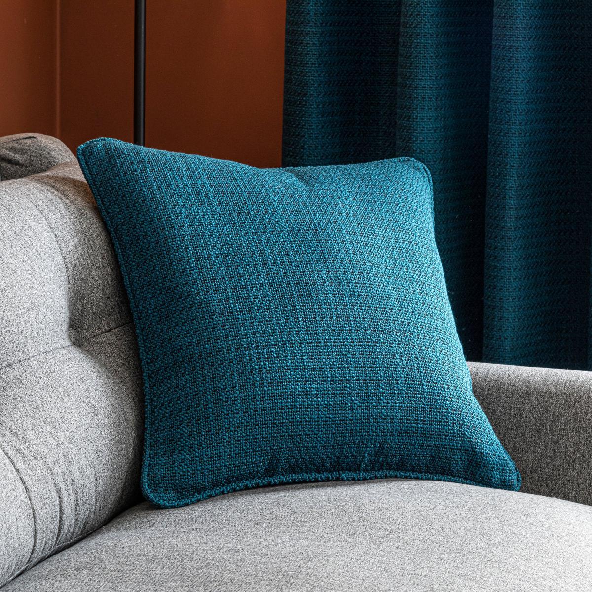 Elements Kul Dark Teal Cushion Blue – image 1