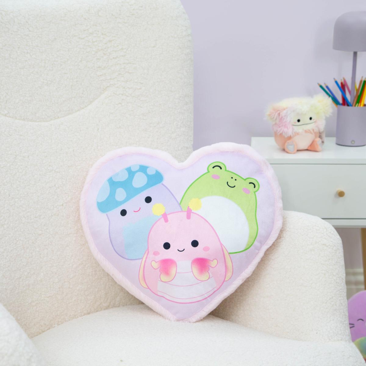 Squishmallows Flash Reversible Heart Shaped Cushion – image 2