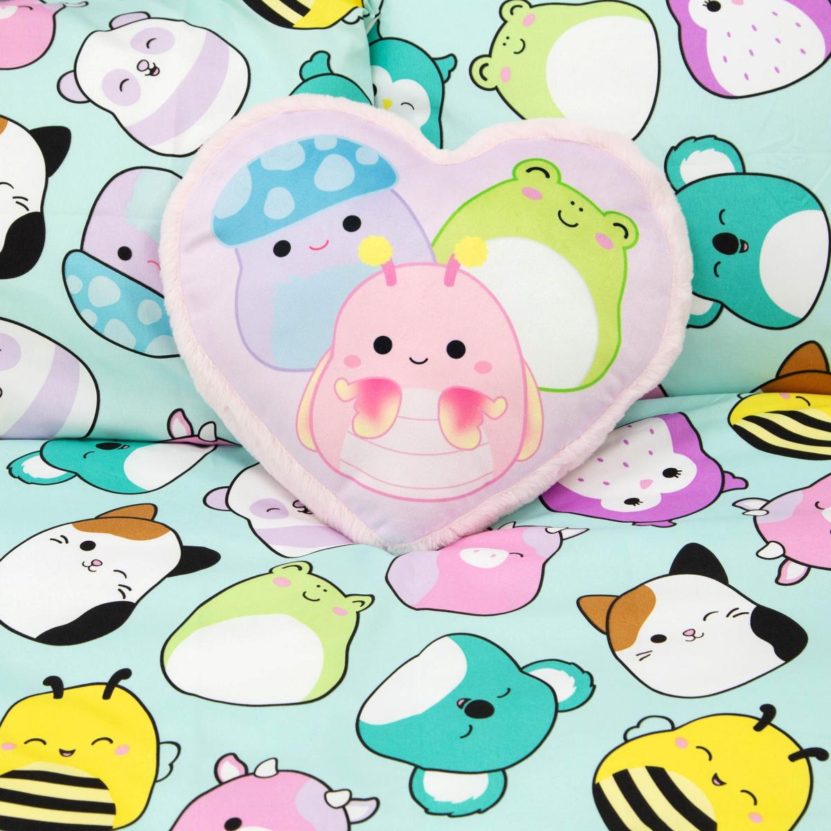 Squishmallows Flash Reversible Heart Shaped Cushion – image 4