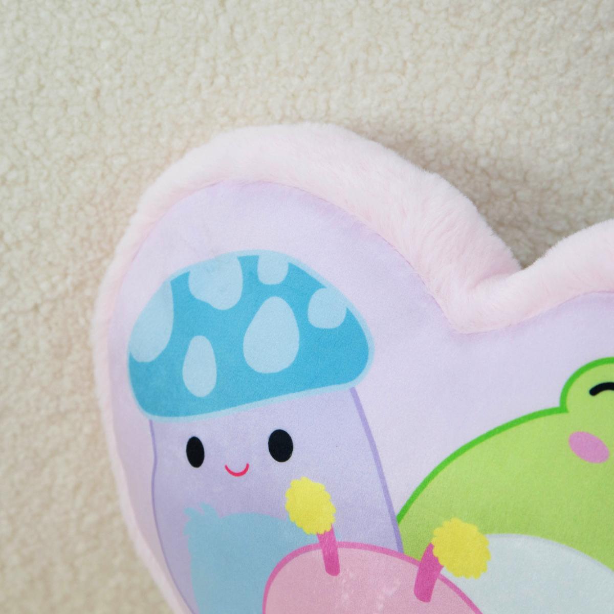 Squishmallows Flash Reversible Heart Shaped Cushion – image 5