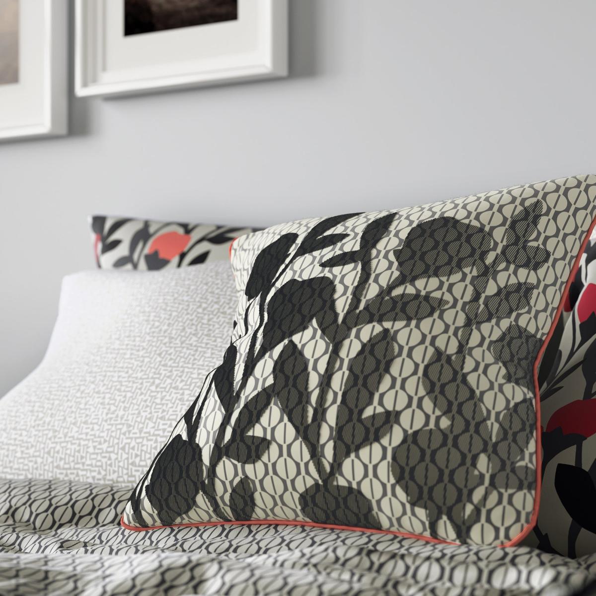 Helena Springfield Ava & Elsa Blush Cushion Charcoal – image 2