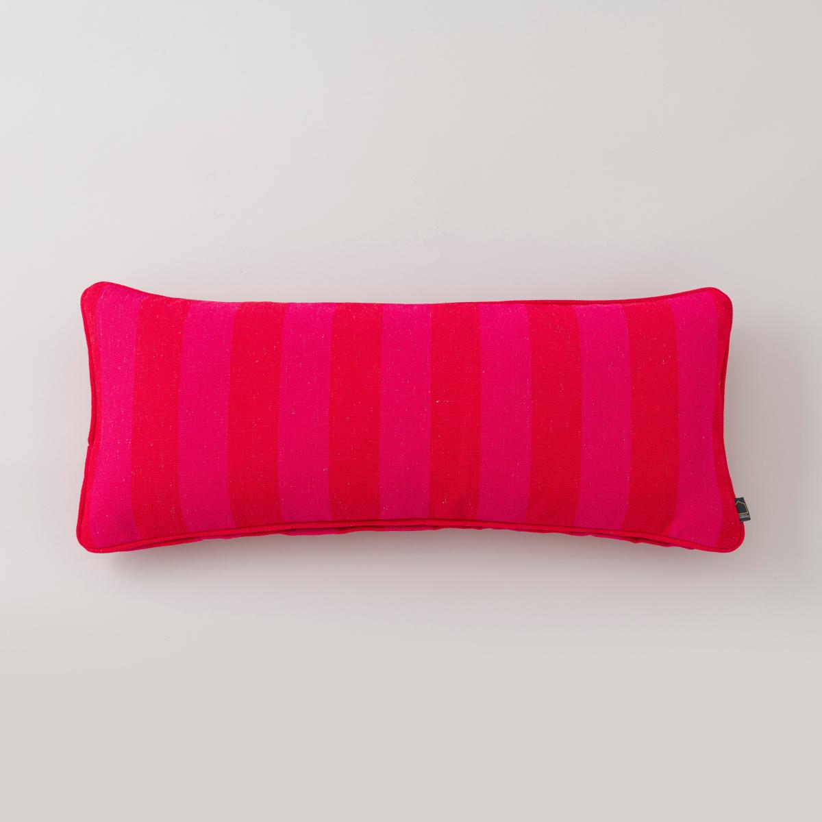 Elements Sutton Stripe Cushion Magenta – image 1