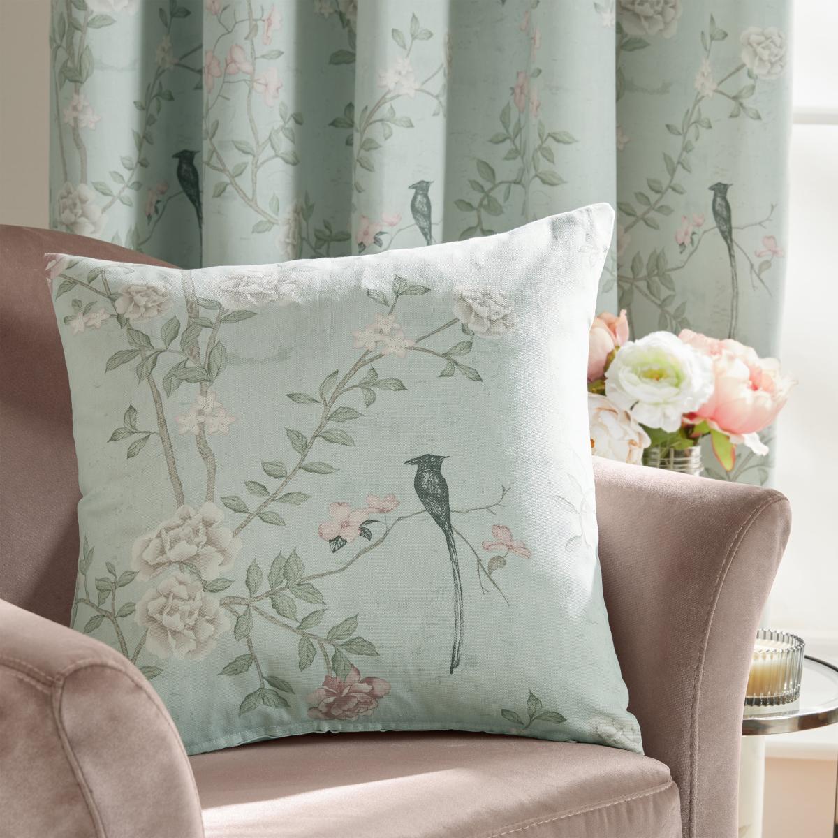 Holly Willoughby Jacinta Sage Cushion Sage – image 1