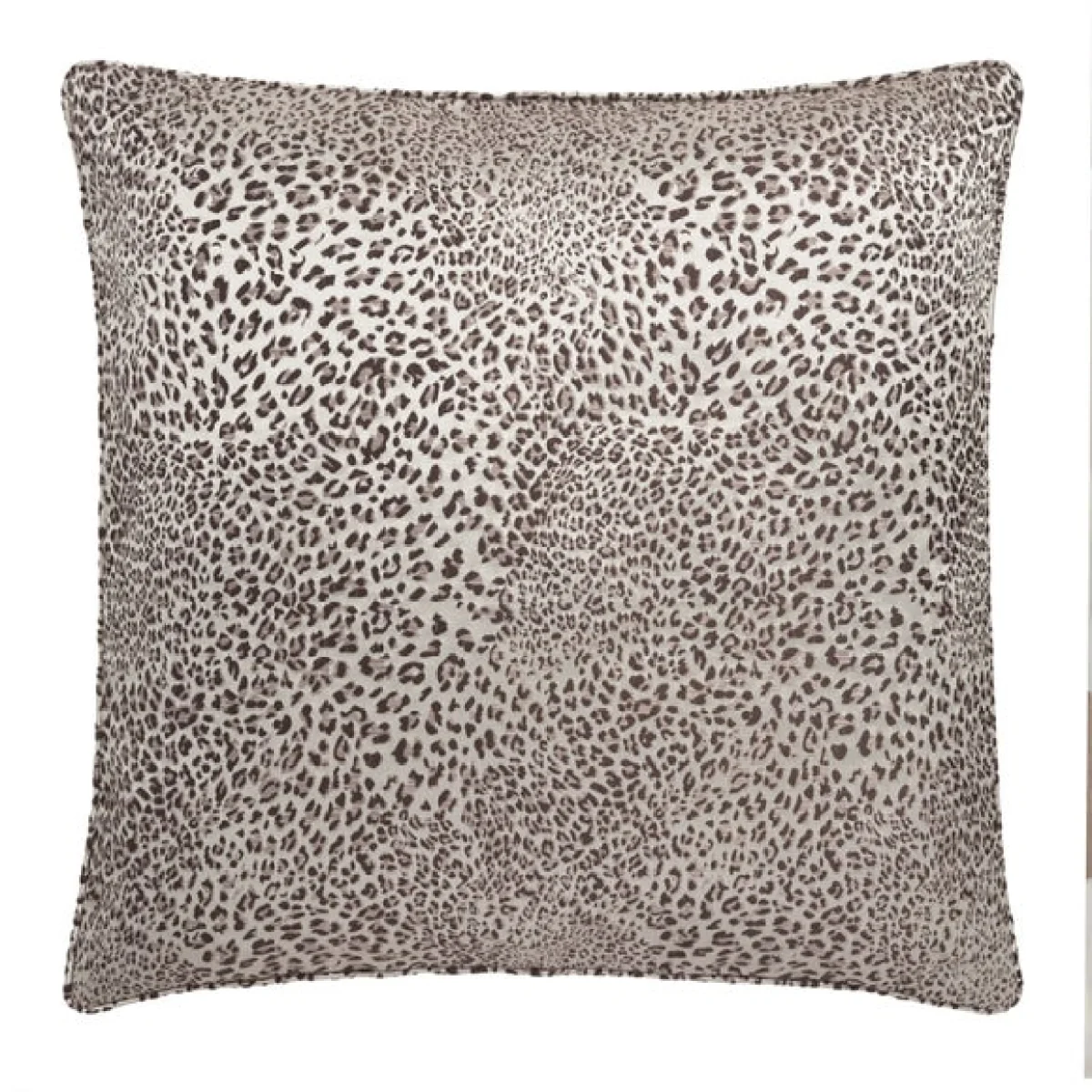 Luxe Leopard Jacquard Square Cushion – image 3