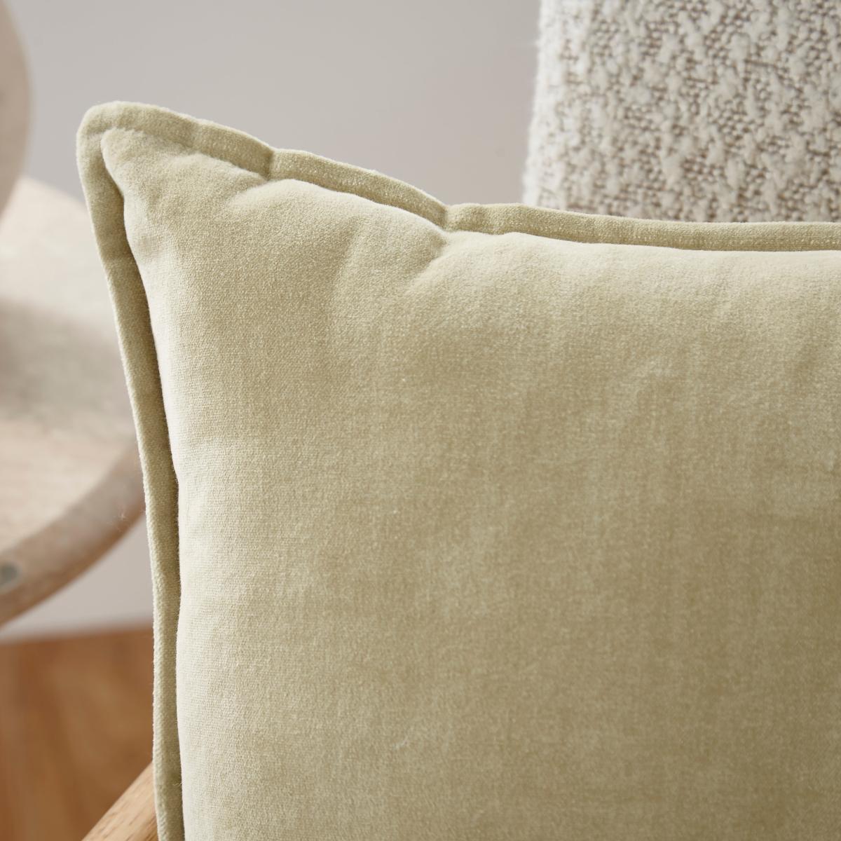 Oxford Cotton Velvet Square Cushion – image 2