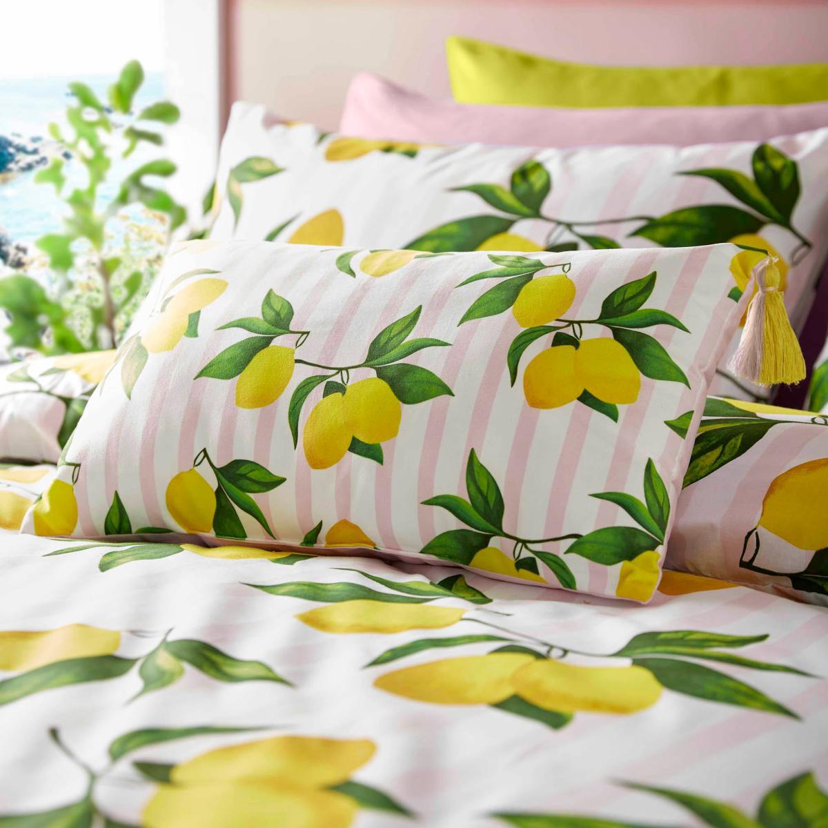 Skinny Dip Summer Lemon Boudoir Cushion Yellow – image 2