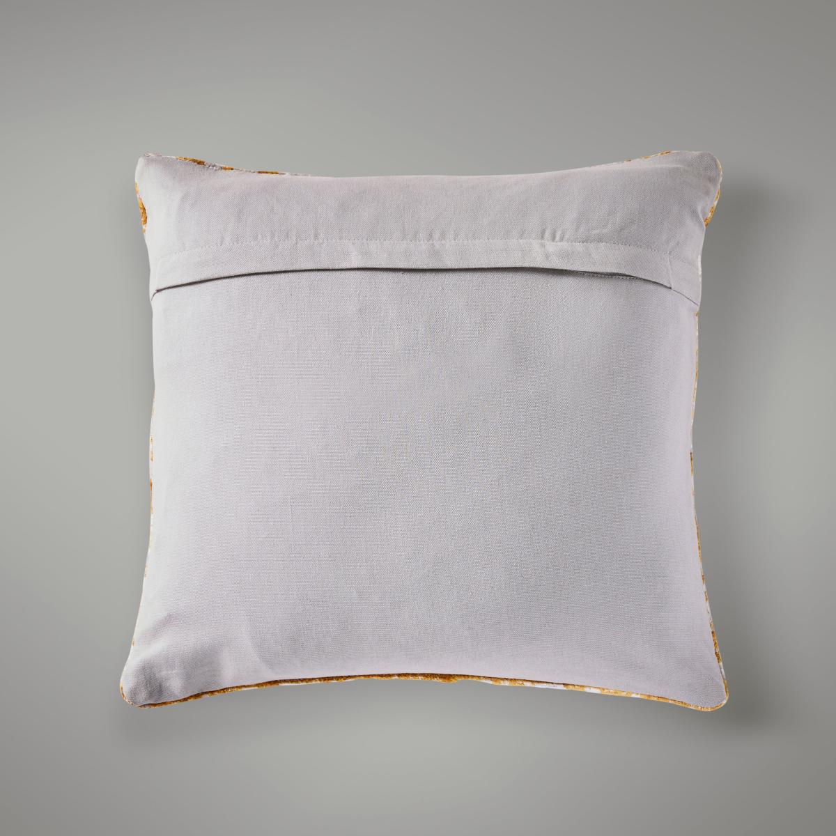 Opulent Velvet Cushion Gold Gold/White – image 2