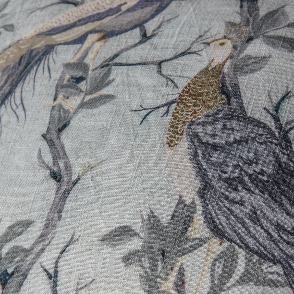 Pretty Peacock Tassled Cushion MultiColoured – image 3