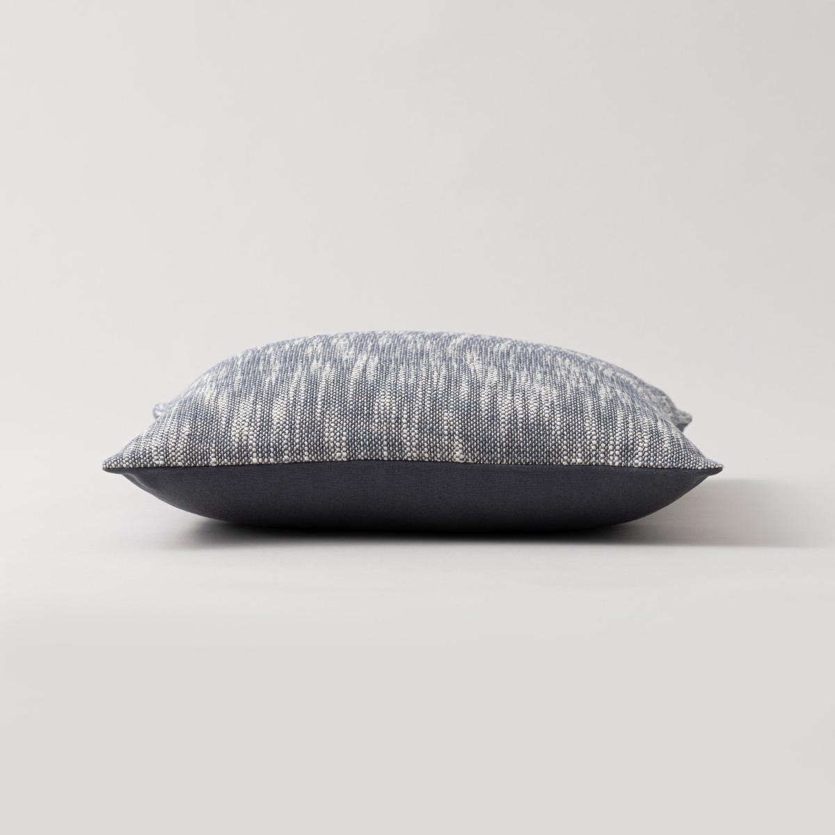 Denim Woven Cushion Blue – image 2