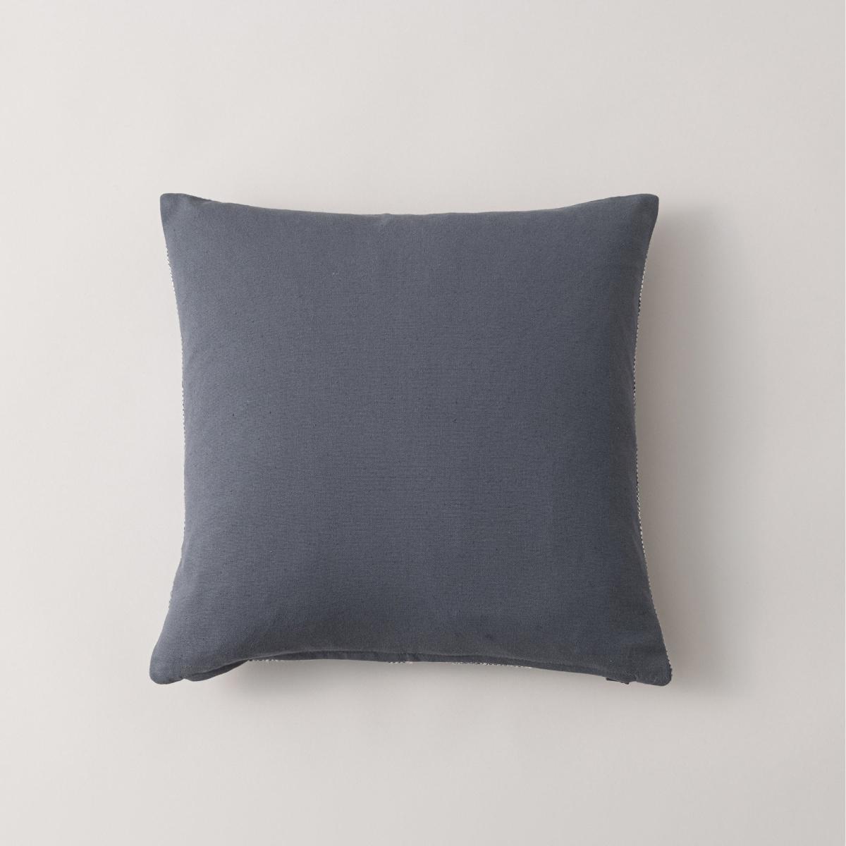 Denim Woven Cushion Blue – image 4