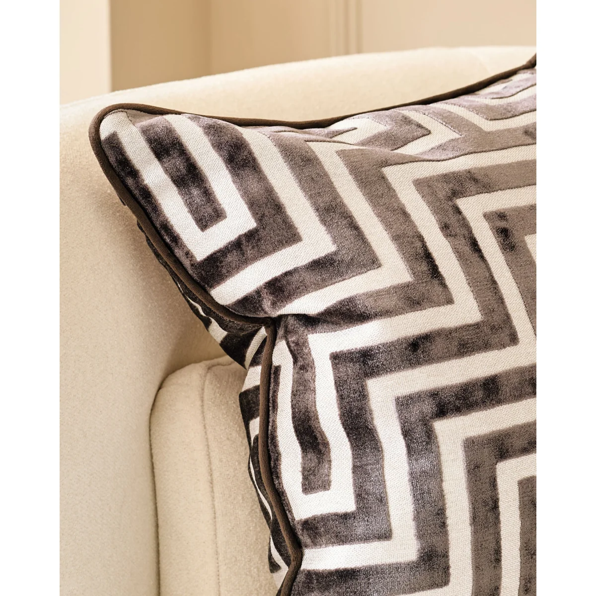 Imani chocolate medium cushion – image 4