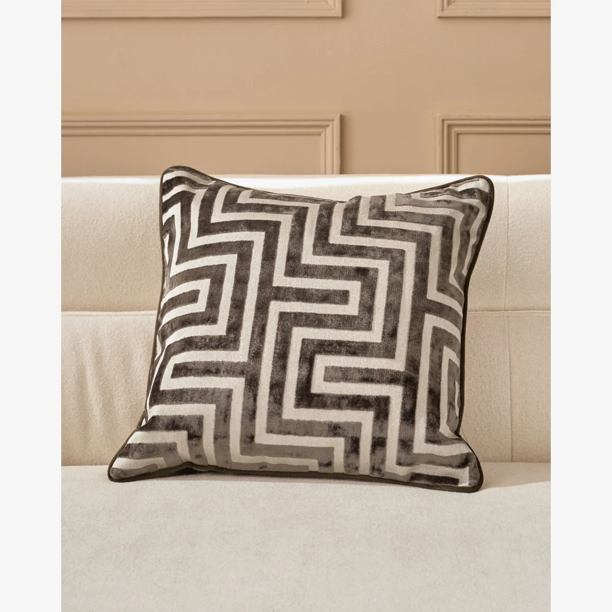 Imani chocolate medium cushion – image 1