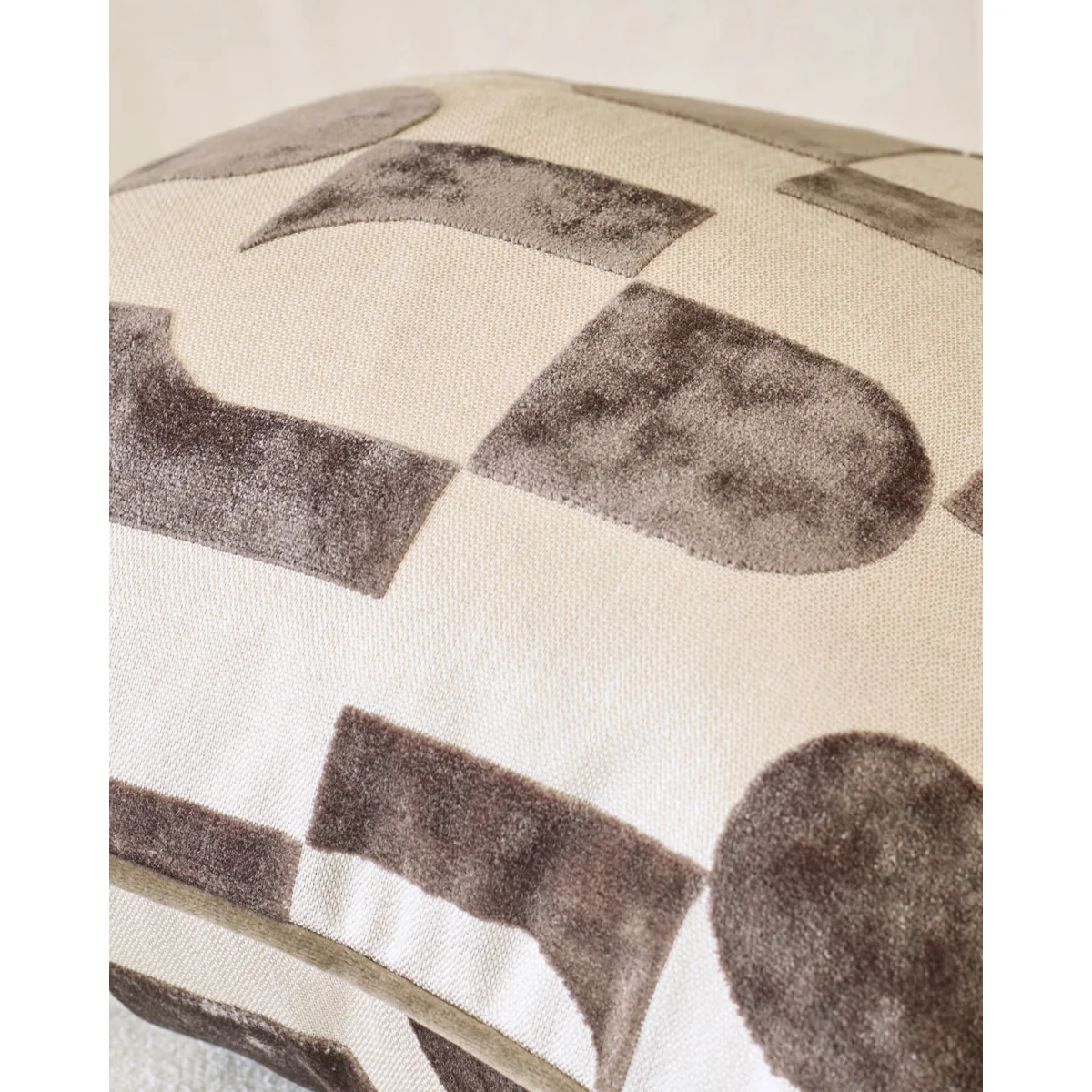 Bridget chocolate medium cushion – image 5