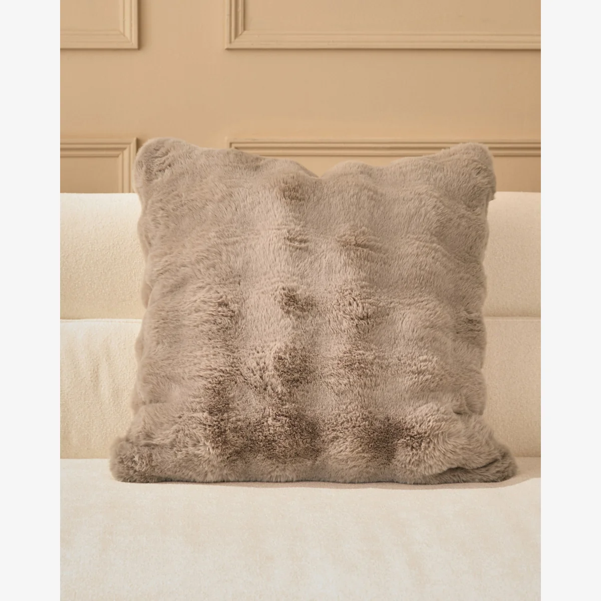 Nova taupe large cushion – image 1