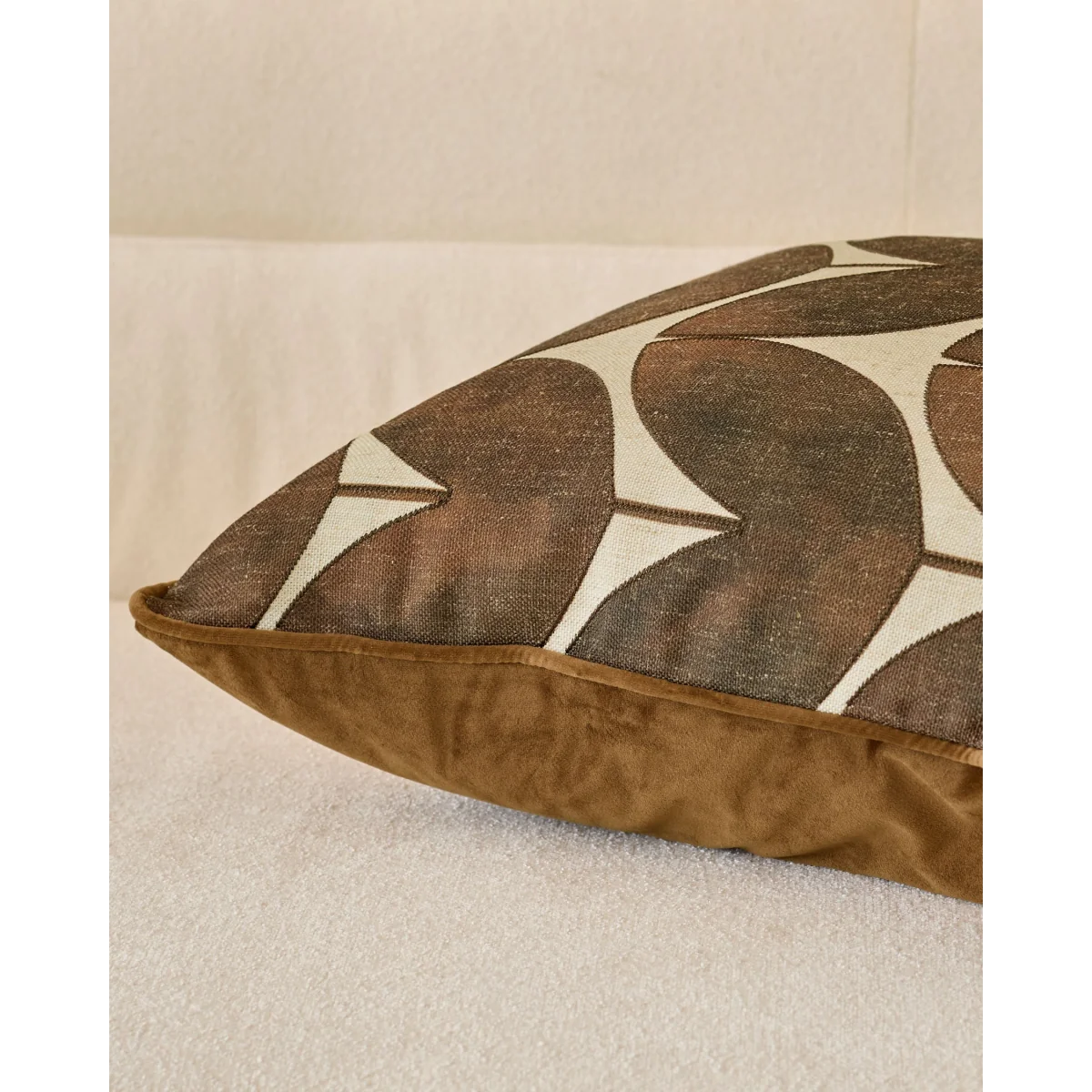 Micah chocolate medium cushion – image 6