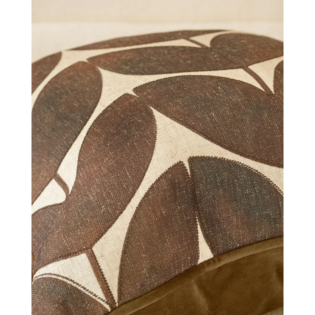 Micah chocolate medium cushion – image 8
