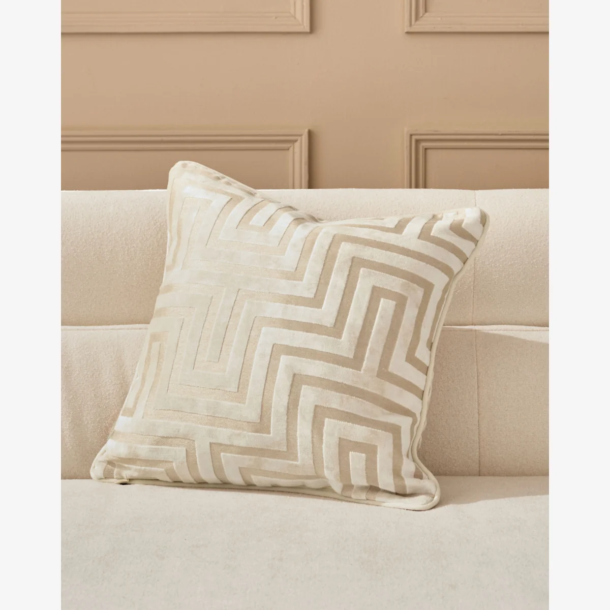 Imani ivory medium cushion – image 1