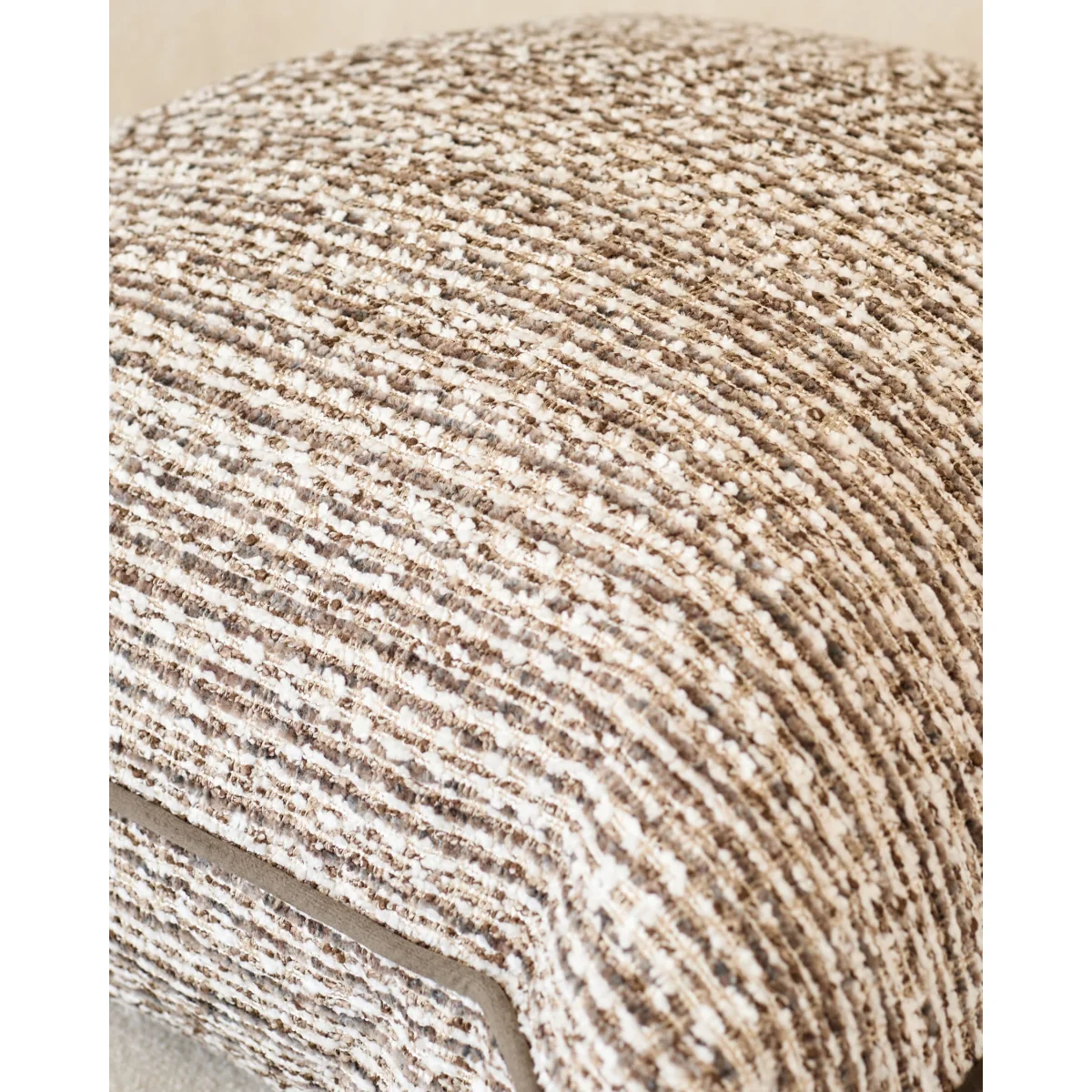Franco chocolate patterned large cushion – image 5