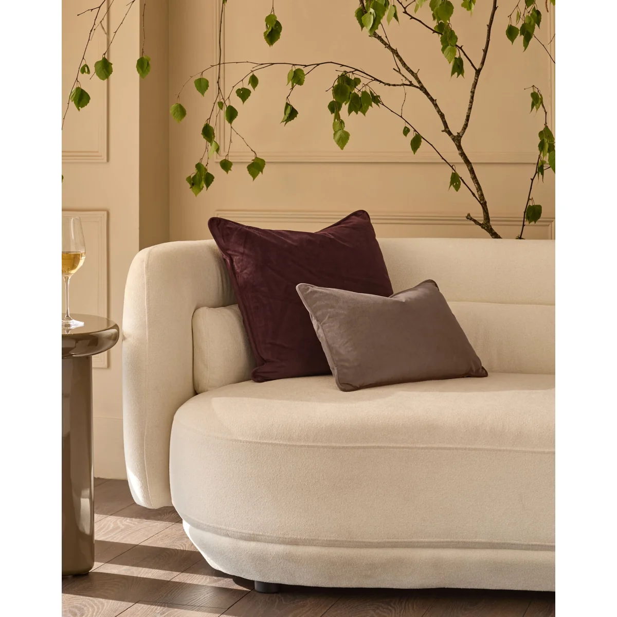 Luca mink rectangle cushion – image 2
