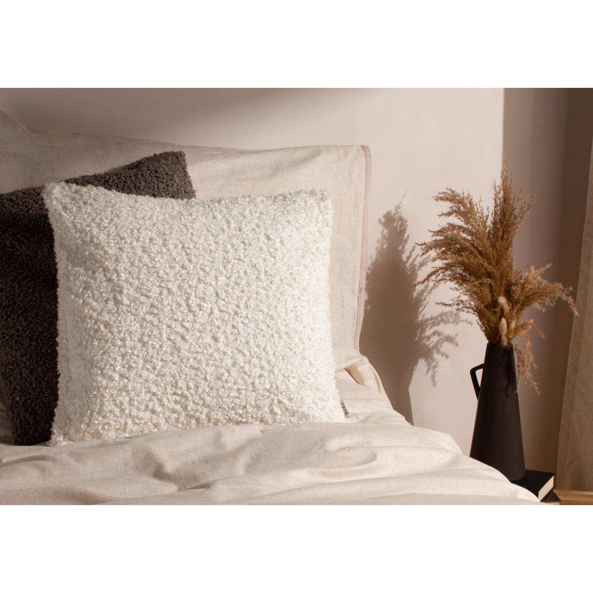 Kari Large Feather Cushion - Ecru – image 2