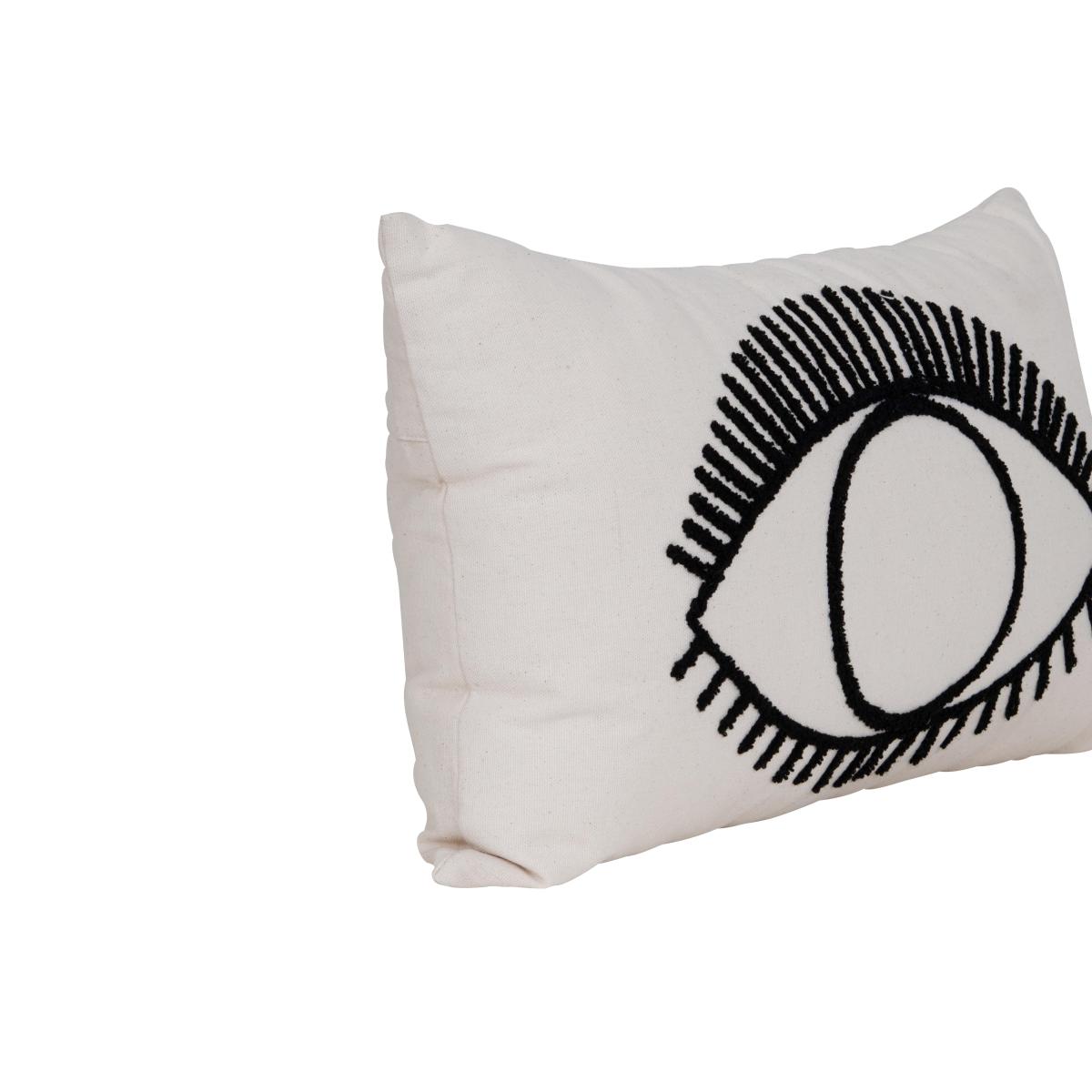 Eye Embroidered Cushion – image 2