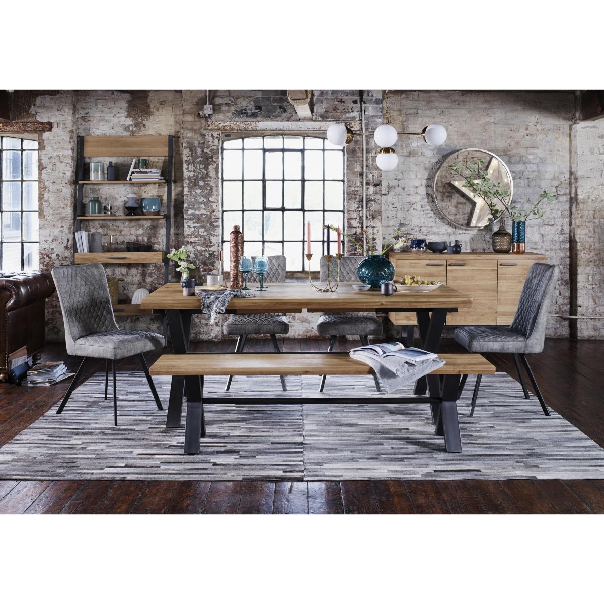 Earth Dining Bench Pad - 140-cm - Grey – image 2