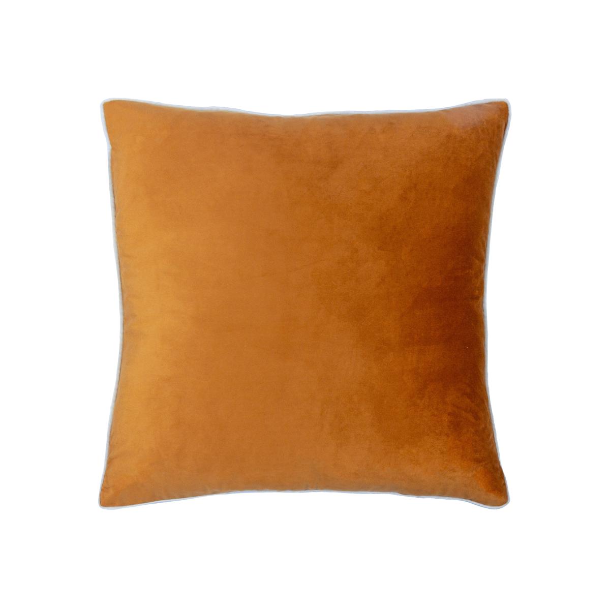 Madison Small Feather Cushion - Ginger