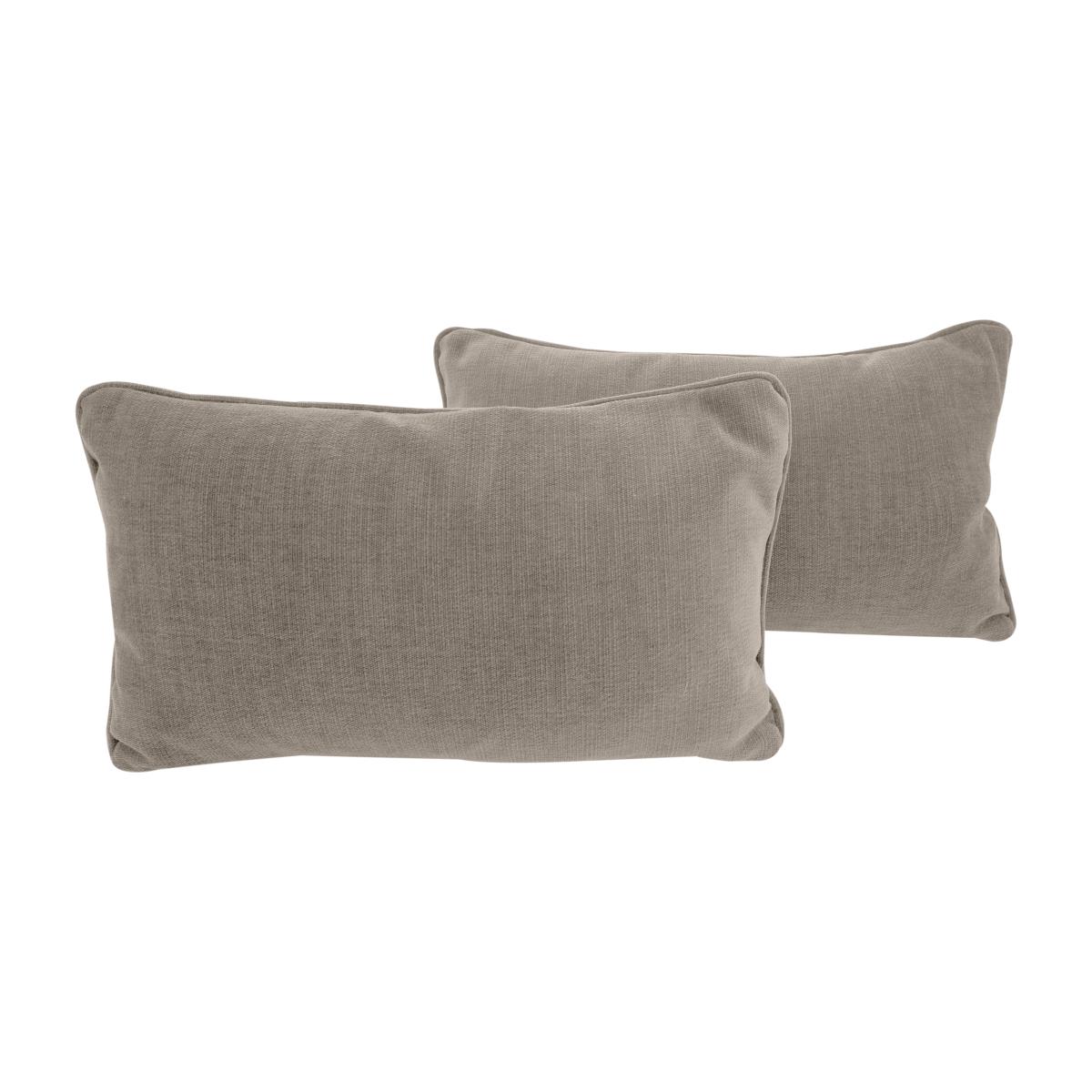 Skylar Pair of Bolster Cushions - Grey – image 1