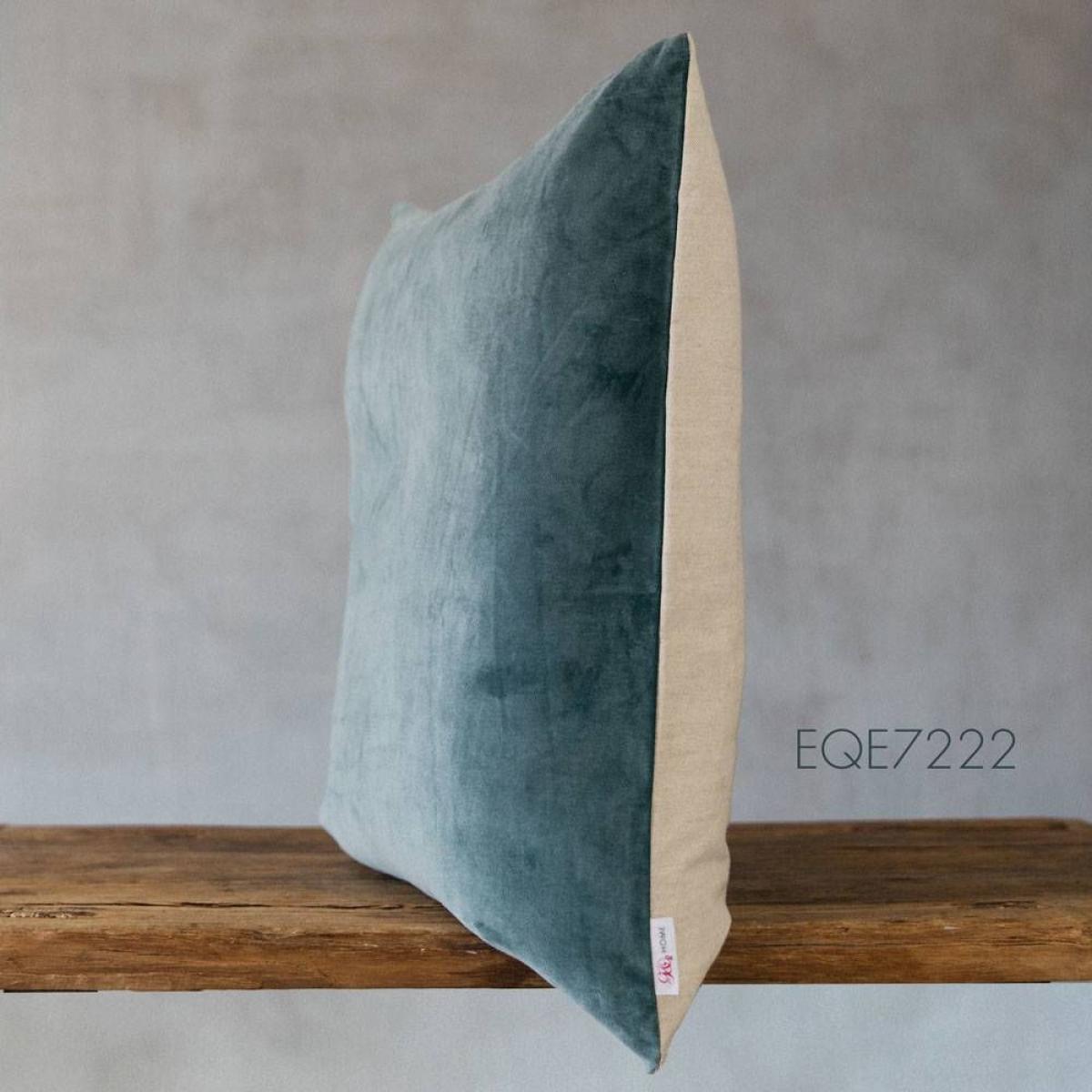 Moss Green Velvet Large Square Cushion – image 11