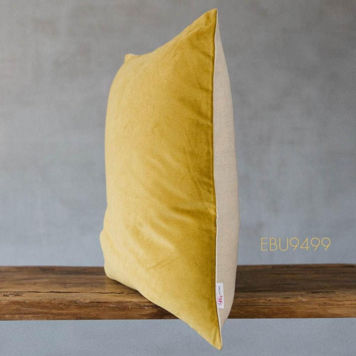 Moss Green Velvet Large Square Cushion – image 3