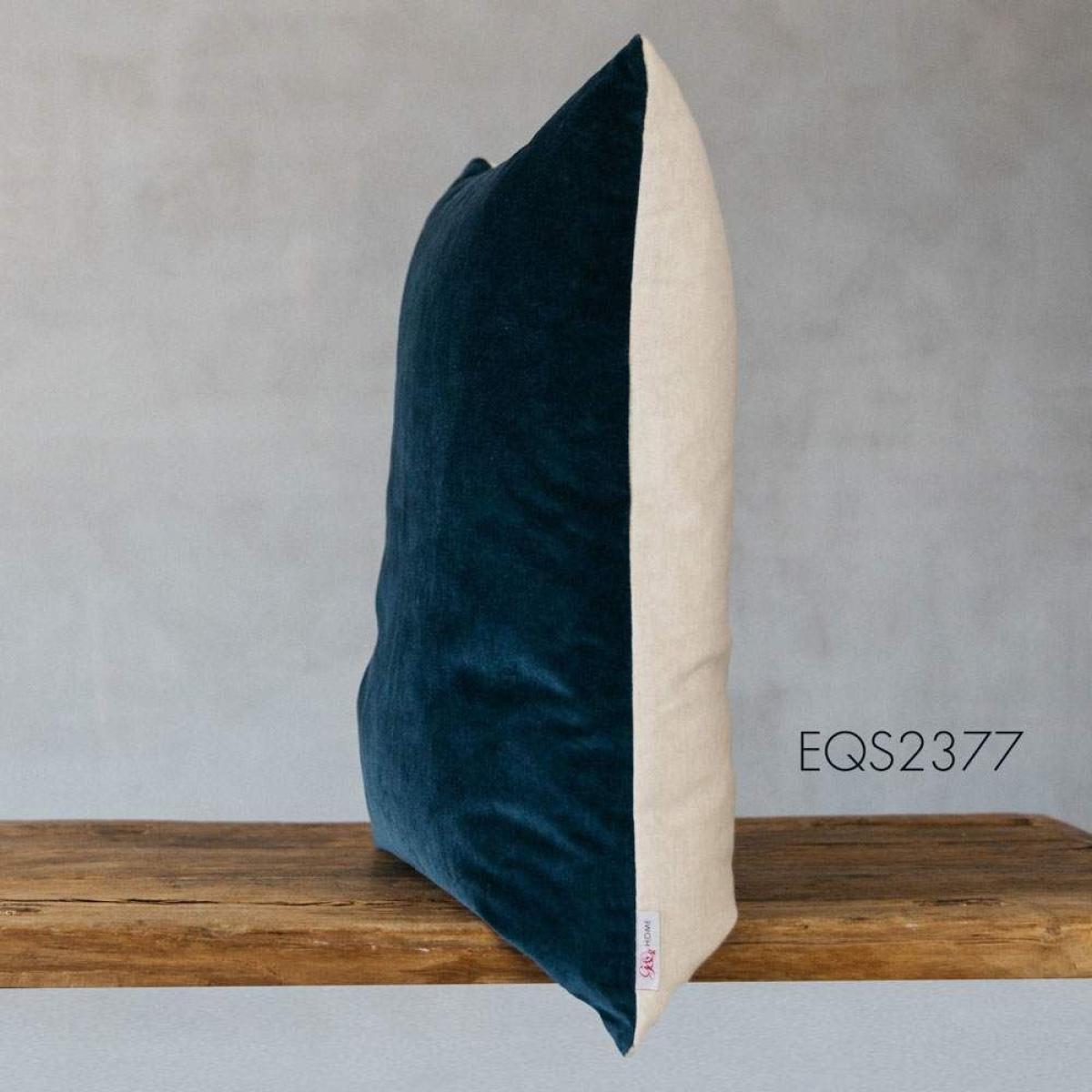 Moss Green Velvet Large Square Cushion – image 4