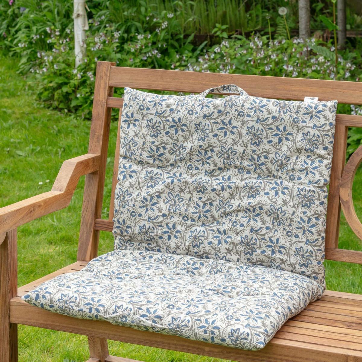 Graham and Green Blue Floral Seat Mat – image 2