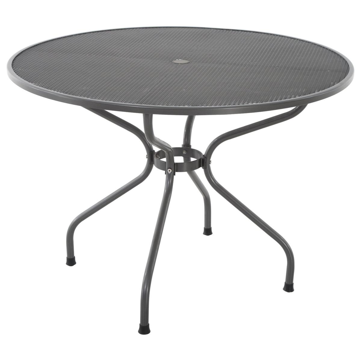 Pacific Carlo 4 Seater Metal Patio Set with Cushions - Grey – image 3