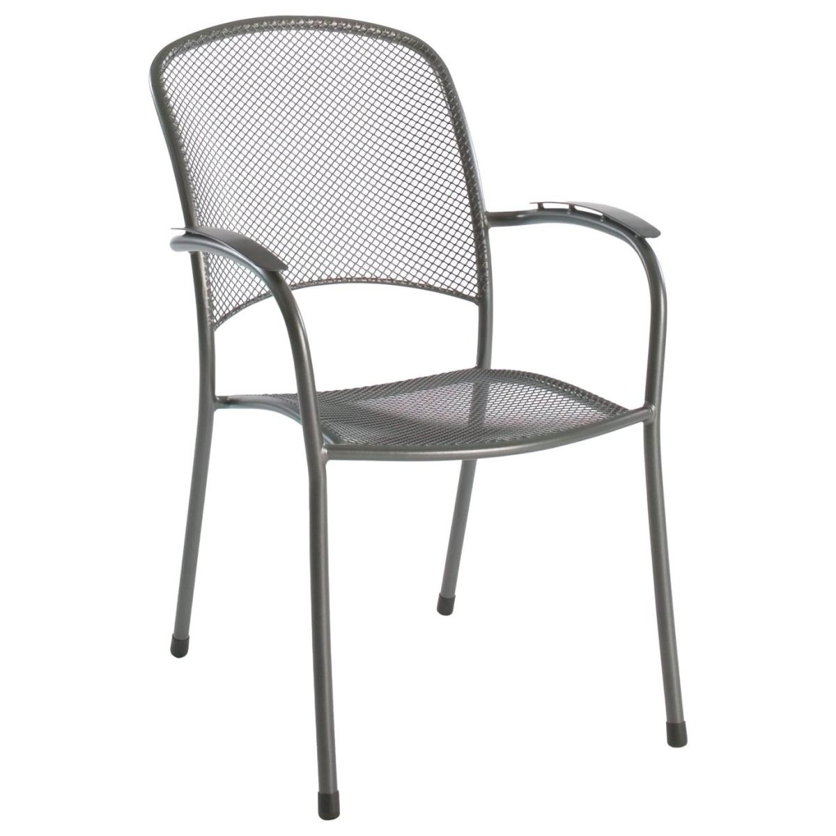 Pacific Carlo 4 Seater Metal Patio Set with Cushions - Grey – image 4