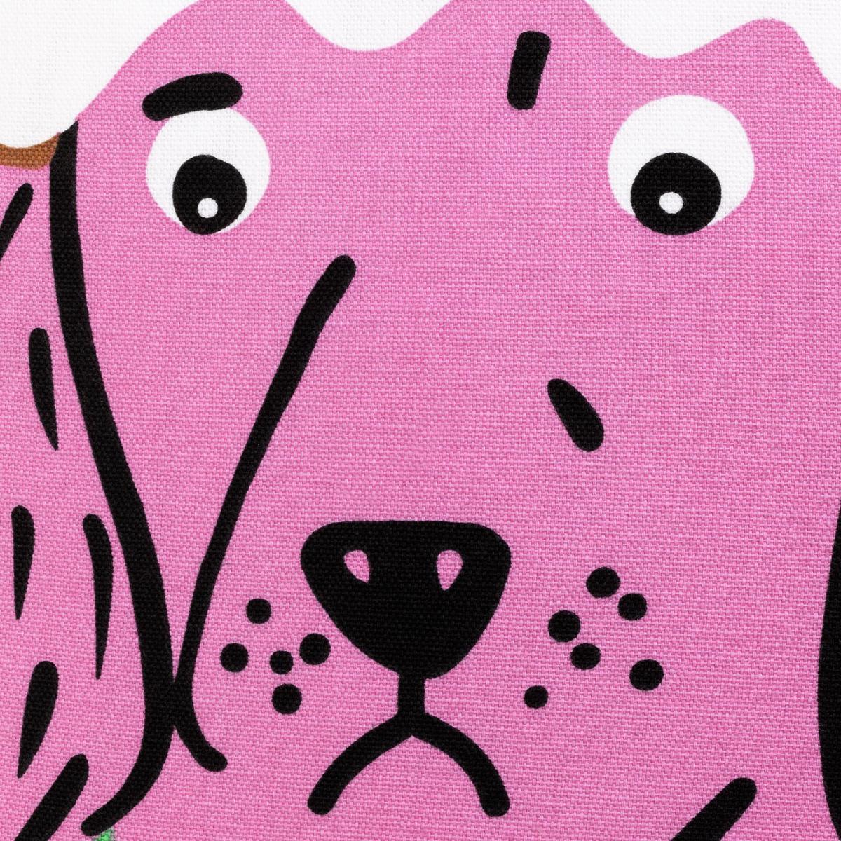 Habitat Christmas Dog Print Cushion - Multicolour - 43x43cm – image 2