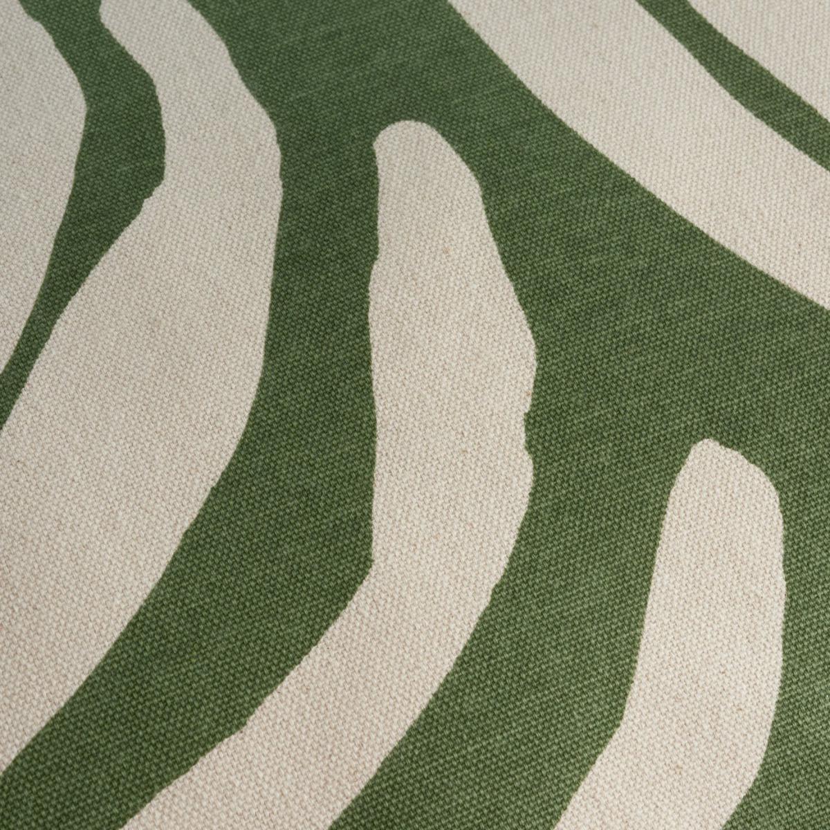 Habitat Leaf Print Cushion - Green - 43x43cm – image 2