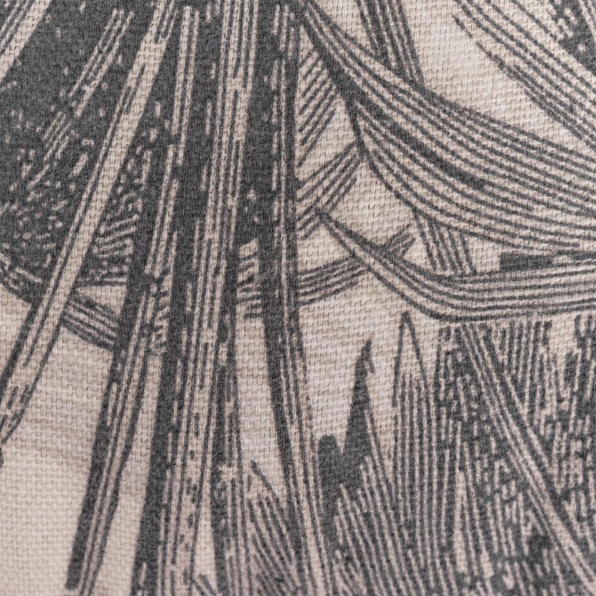 Habitat Palm Print Grey Floor Cushion – image 2