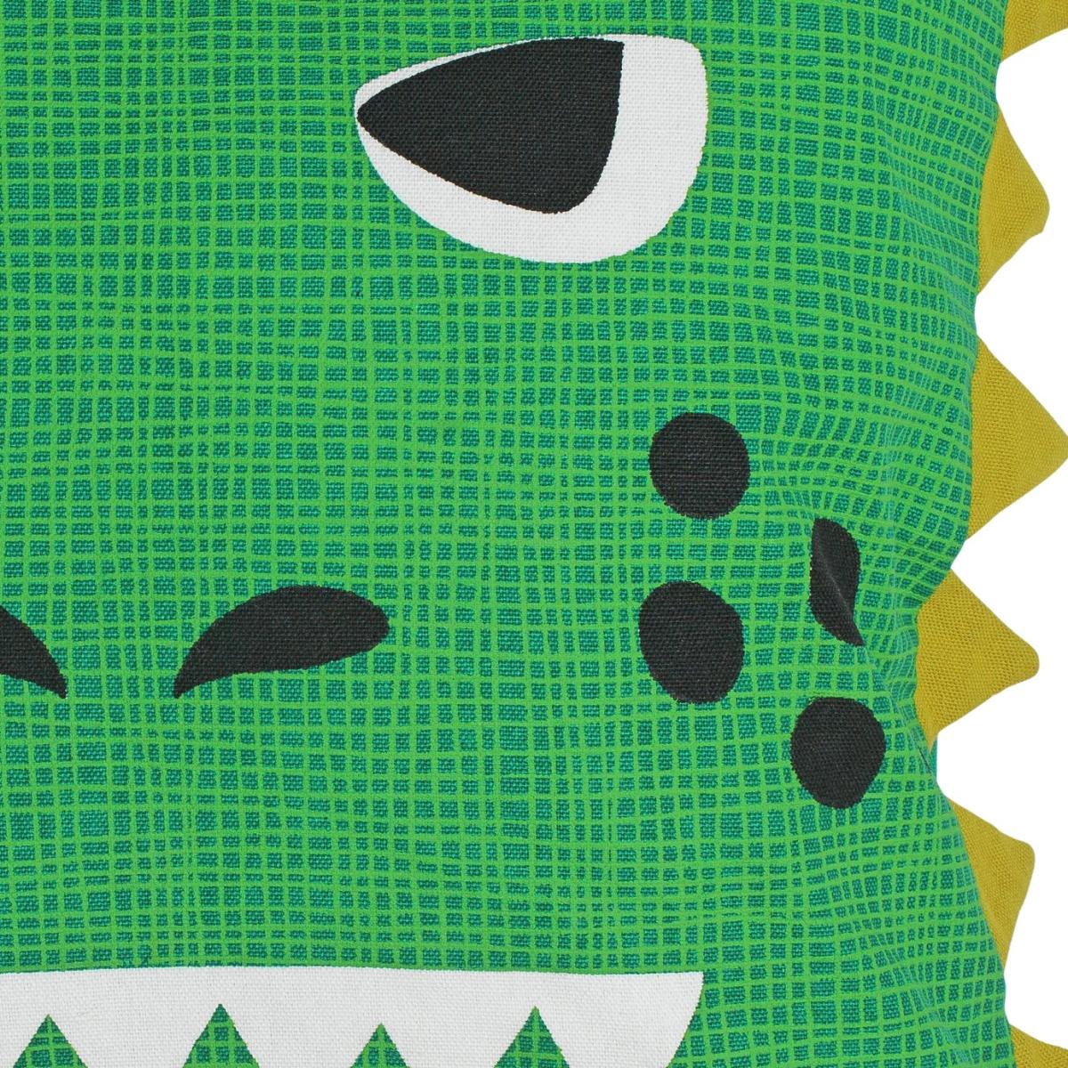 Habitat Kids Dino Cushion - Green - 43x43cm – image 2