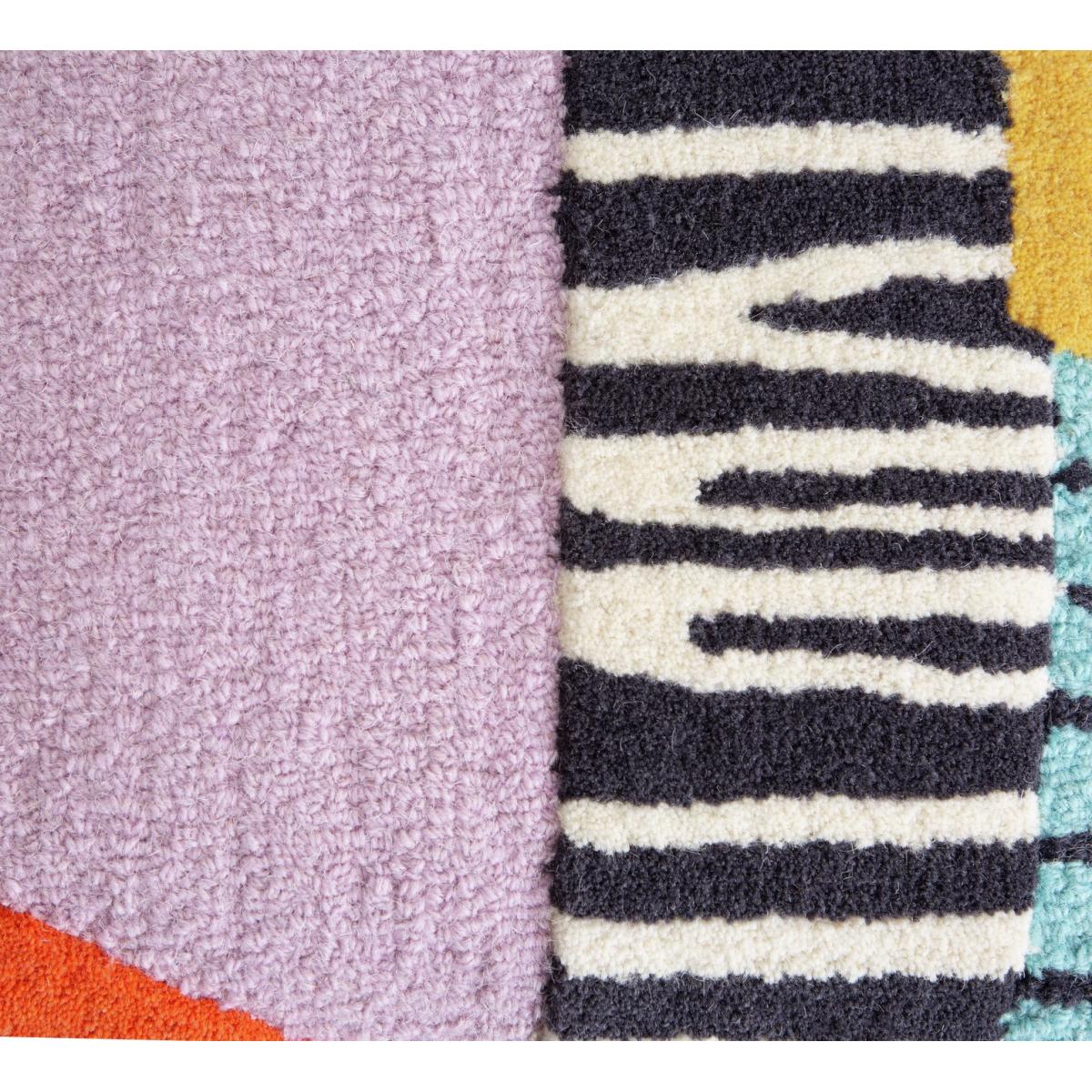 Habitat Tufted Wool Cushion - Multicoloured - 43x43cm – image 2