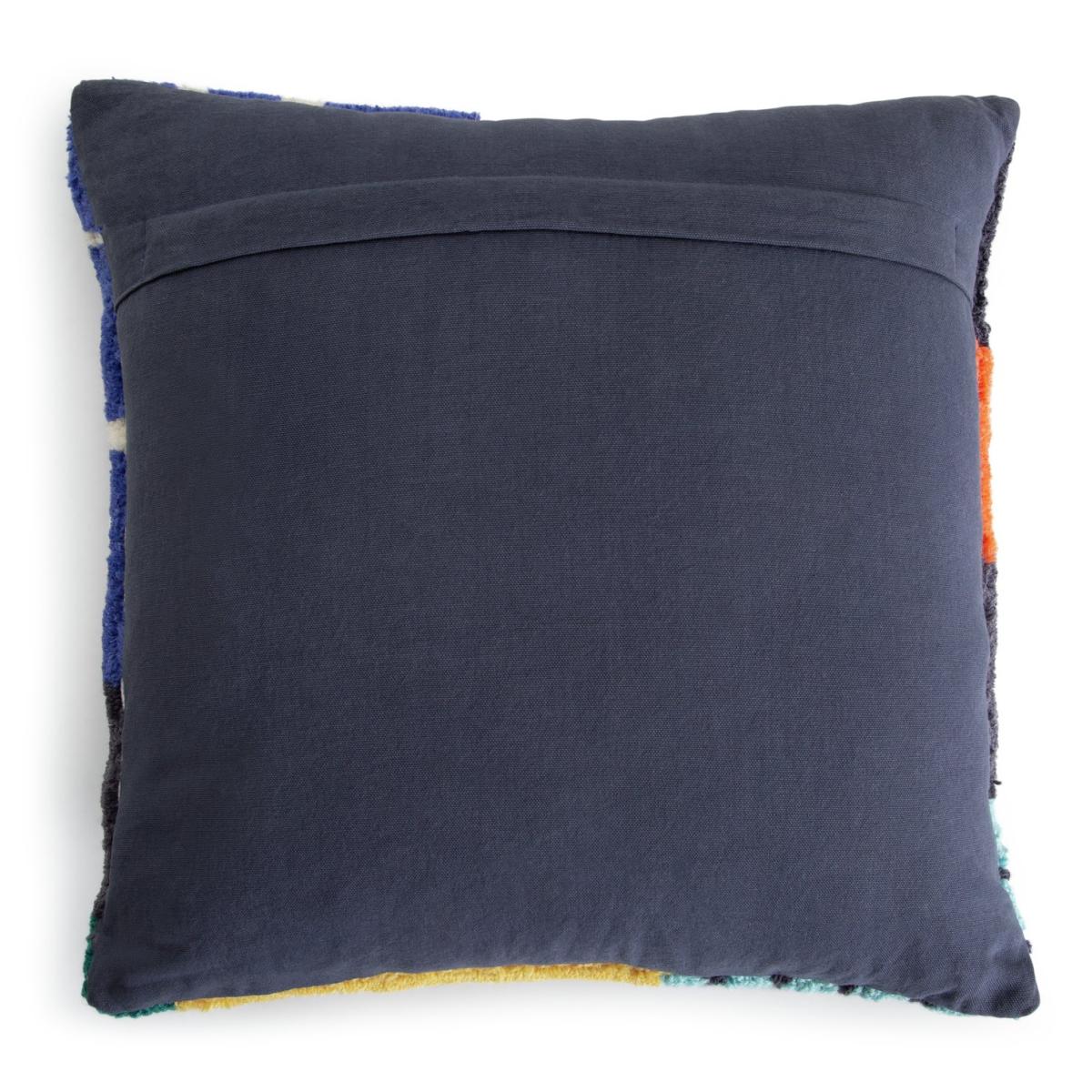 Habitat Tufted Wool Cushion - Multicoloured - 43x43cm – image 4