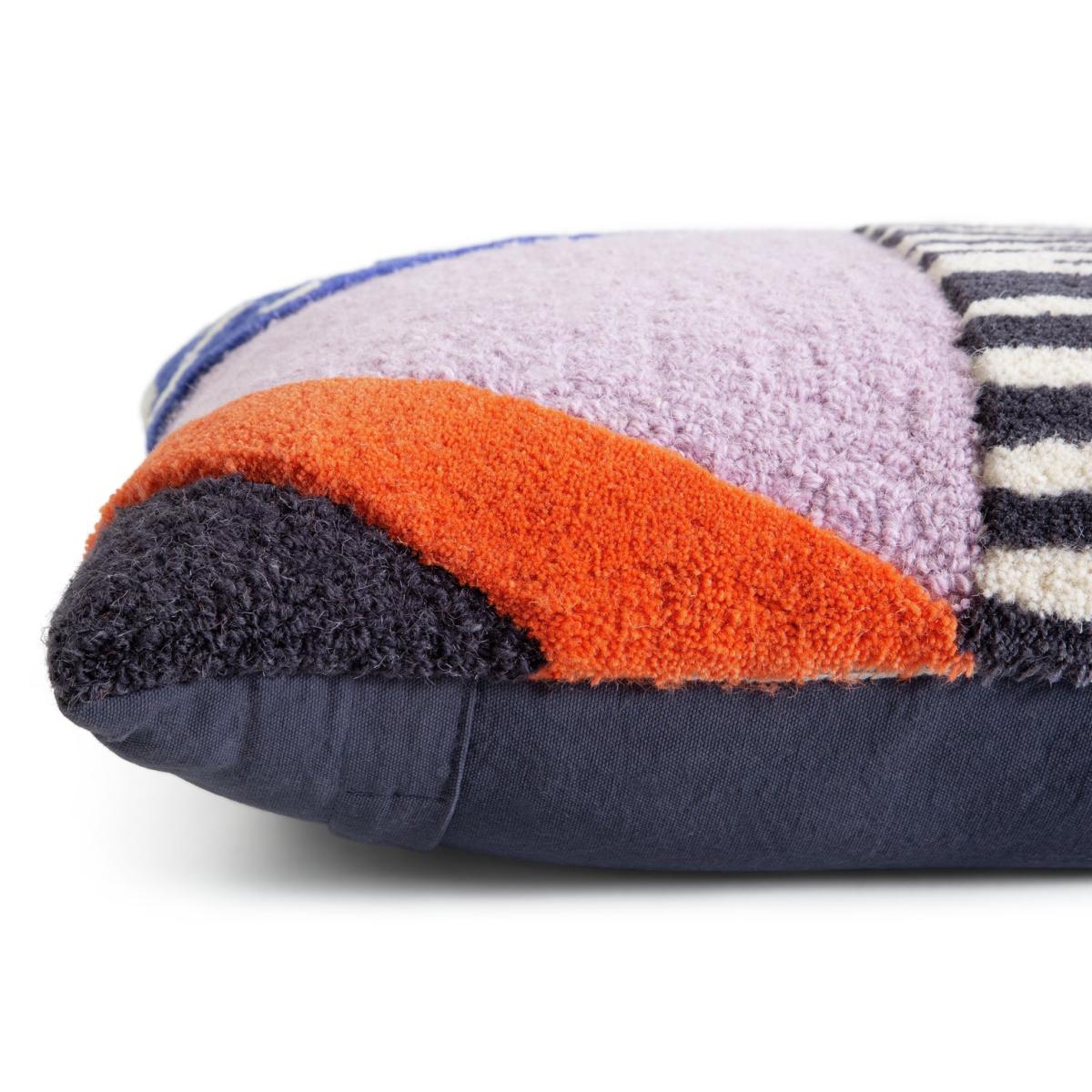 Habitat Tufted Wool Cushion - Multicoloured - 43x43cm – image 5
